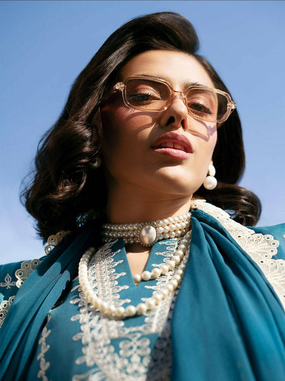 Mahnur Broadway Luxury Lawn'26 Embroidered Unstitched 3-Piece Suit-BW-010