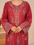 Stylish Collection Royal Pret Linen Embroidered Stitched 3-Piece Suit-Dusty Rose