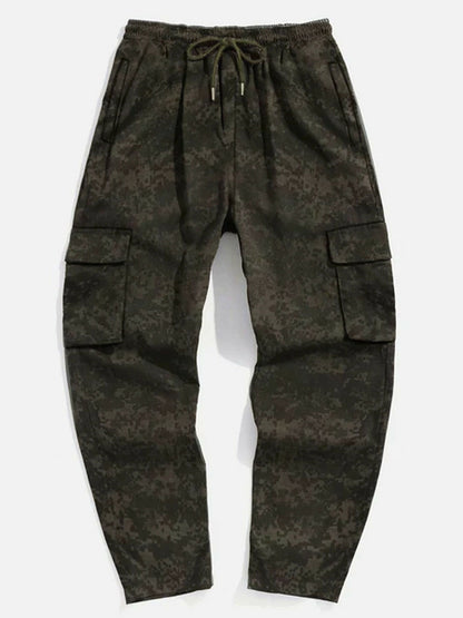 Jupiter Printed Camo Cargo Pockets Combat Cotton Trouser-14421
