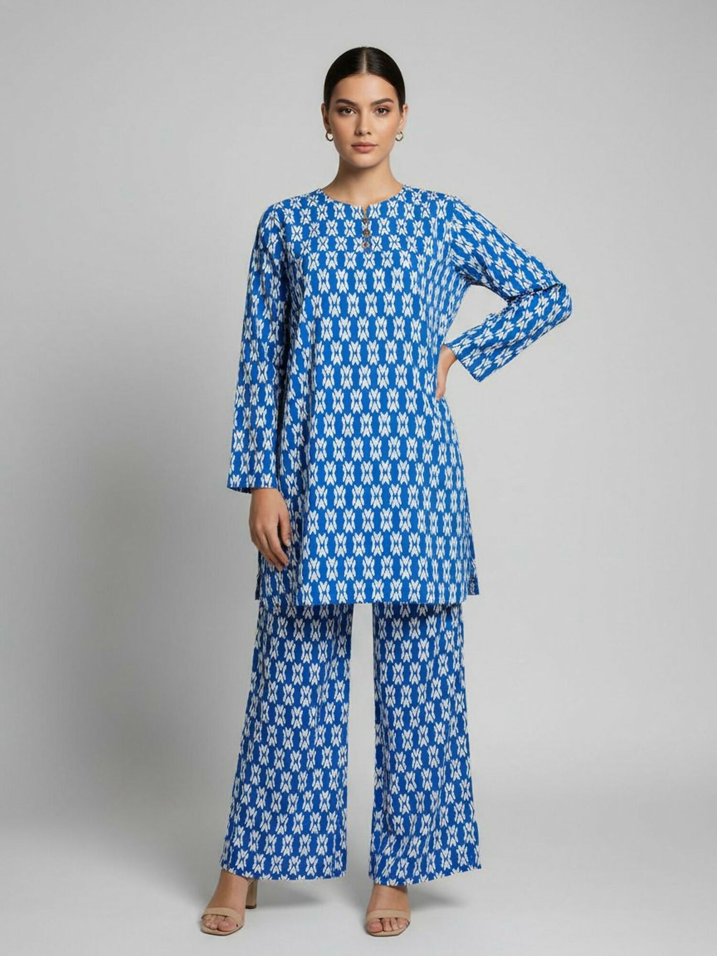 Tashu Khaddar Printed Stitched 2-Piece Suit-TG-136