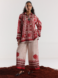 Binilyas Silk Digital Printed Co-Ord Set-30083