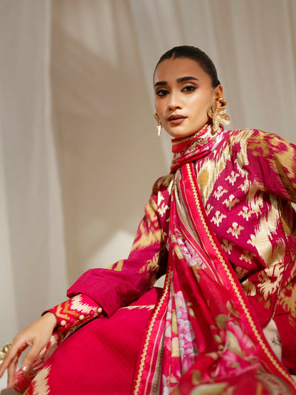 Binilyas Eres Bonita Viscose Embroidered Stitched 3-Piece Suit-1102-A