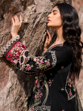 Mahnur Sirene Luxury Lawn Embroidered Unstitched 3-Piece Suit-Azure