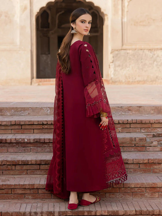 Parishay Mastani Lawn Embroidered Unstitched 3-Piece Suit-MA - 05