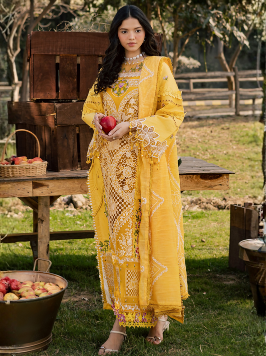 Parishay Summer Queen Vol 2 Lawn Embroidered Unstitched 3-Piece Suit-SQU-02