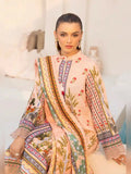 Gul Ahmed Maira Khaddar Printed Unstitched 3-Piece Suit-Desert Sand