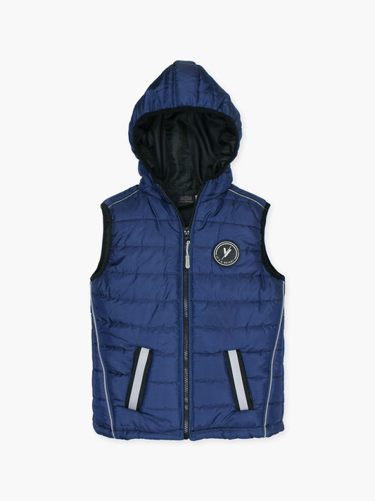 Velvour Sleeveless Hooded Puffer Jacket-VJ62-A