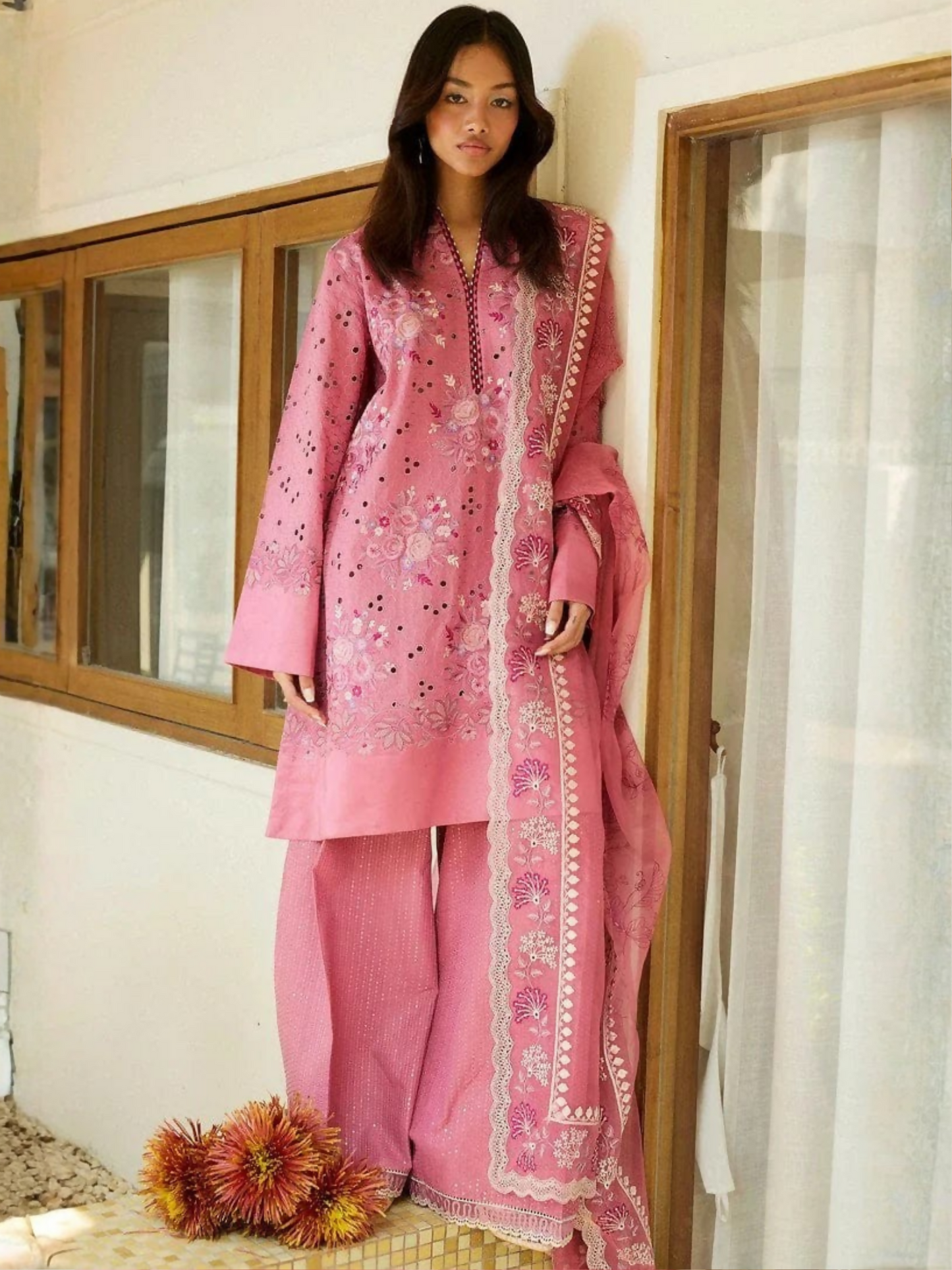 Zara Shahjahan Satori Lawn Embroidered Unstitched 3-Piece Suit-Kairo-10B