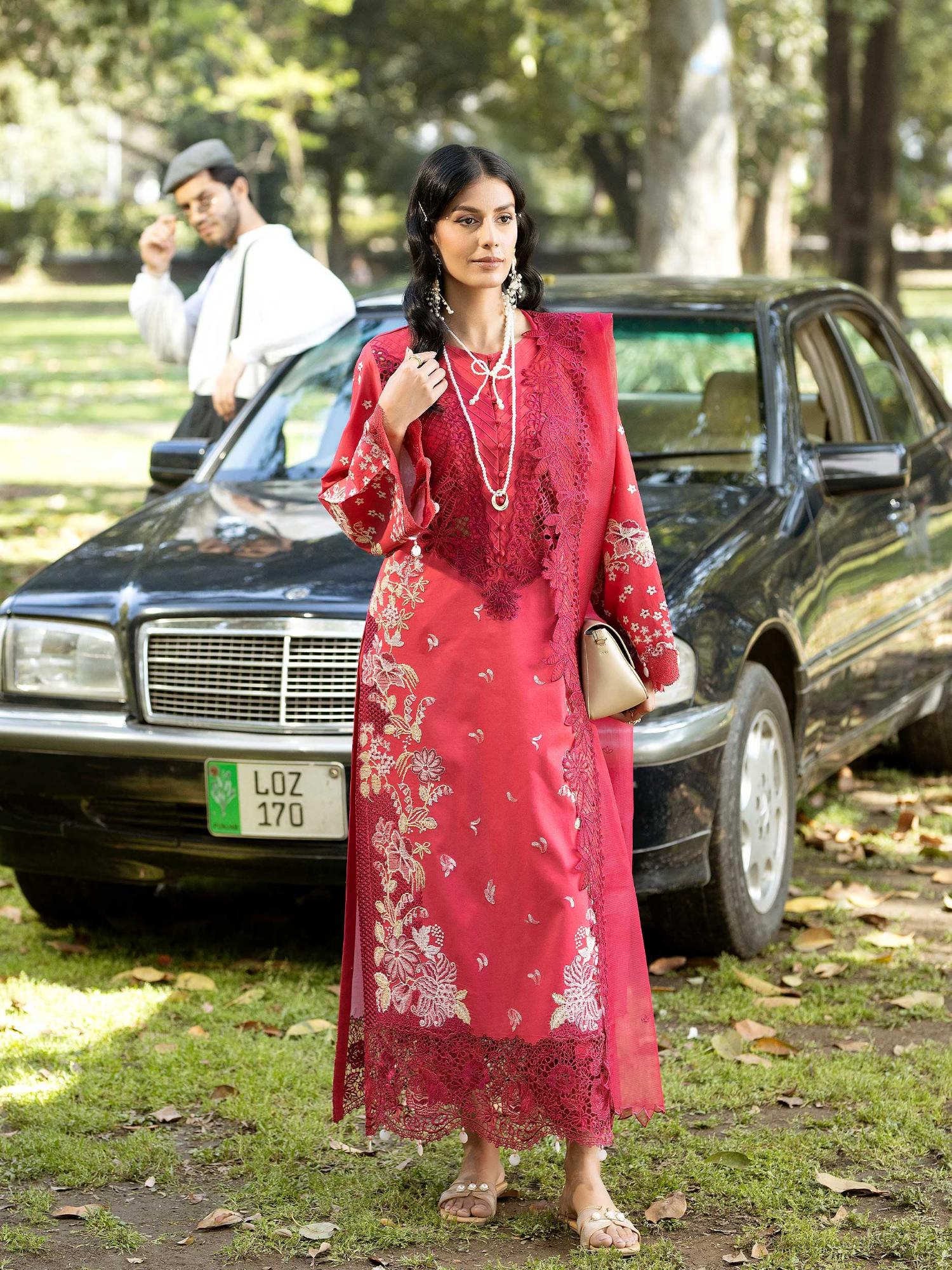 Rabazka Lawn Embroidered Unstitched 3-Piece Suit-WUS-SV1-25-LUX-08