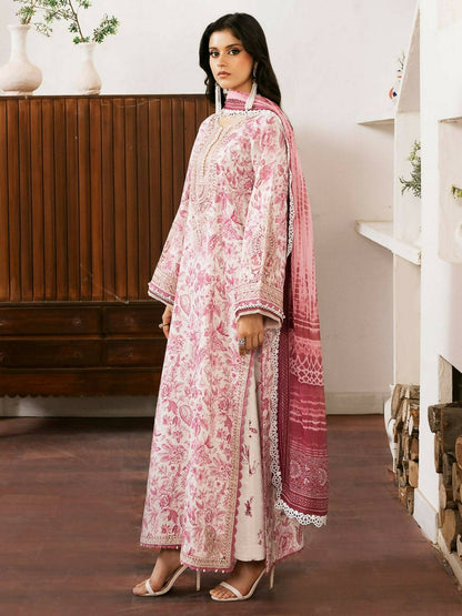 Binilyas Noura Summer Lawn Embroidered Unstitched 3-Piece Suit-74-B