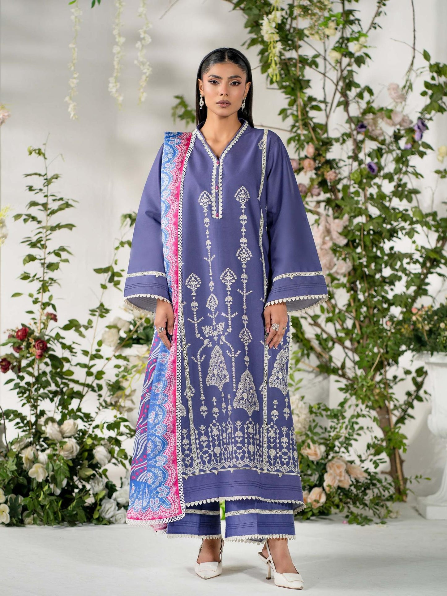 Rabazka Lawn Embroidered Unstitched 3-Piece Suit-WUS-DELW-3P-S26-03