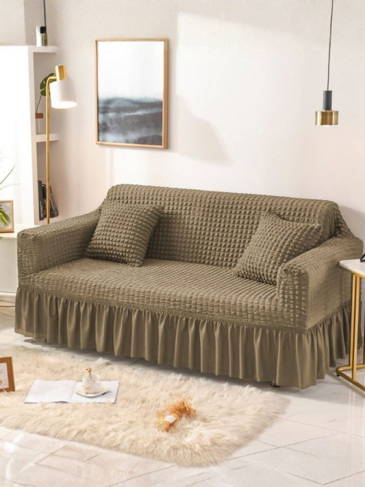 Elegant Bedding Jersey Bubble Sofa Cover