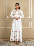 Kachy Dhaagy Dhanak Embroidered Maxi