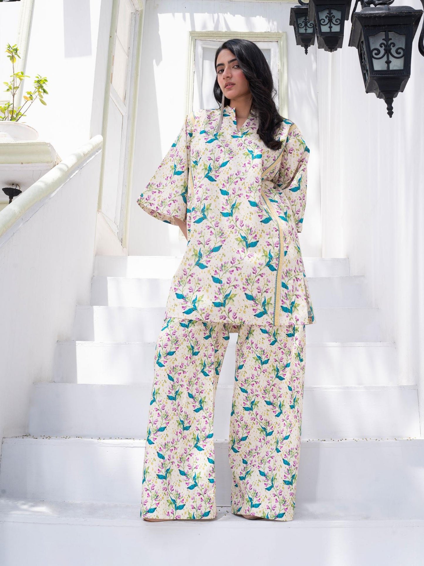 Rabazka Lawn Printed Co-Ord Set-13