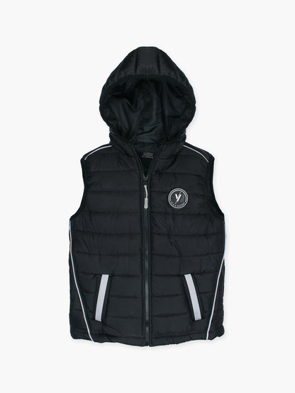 Velvour Sleeveless Hooded Puffer Jacket-VJ62-B