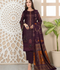Bin Shaukat Saya Lawn Embroidered Unstitched 3-Piece Suit-BIS-SAY-D 03