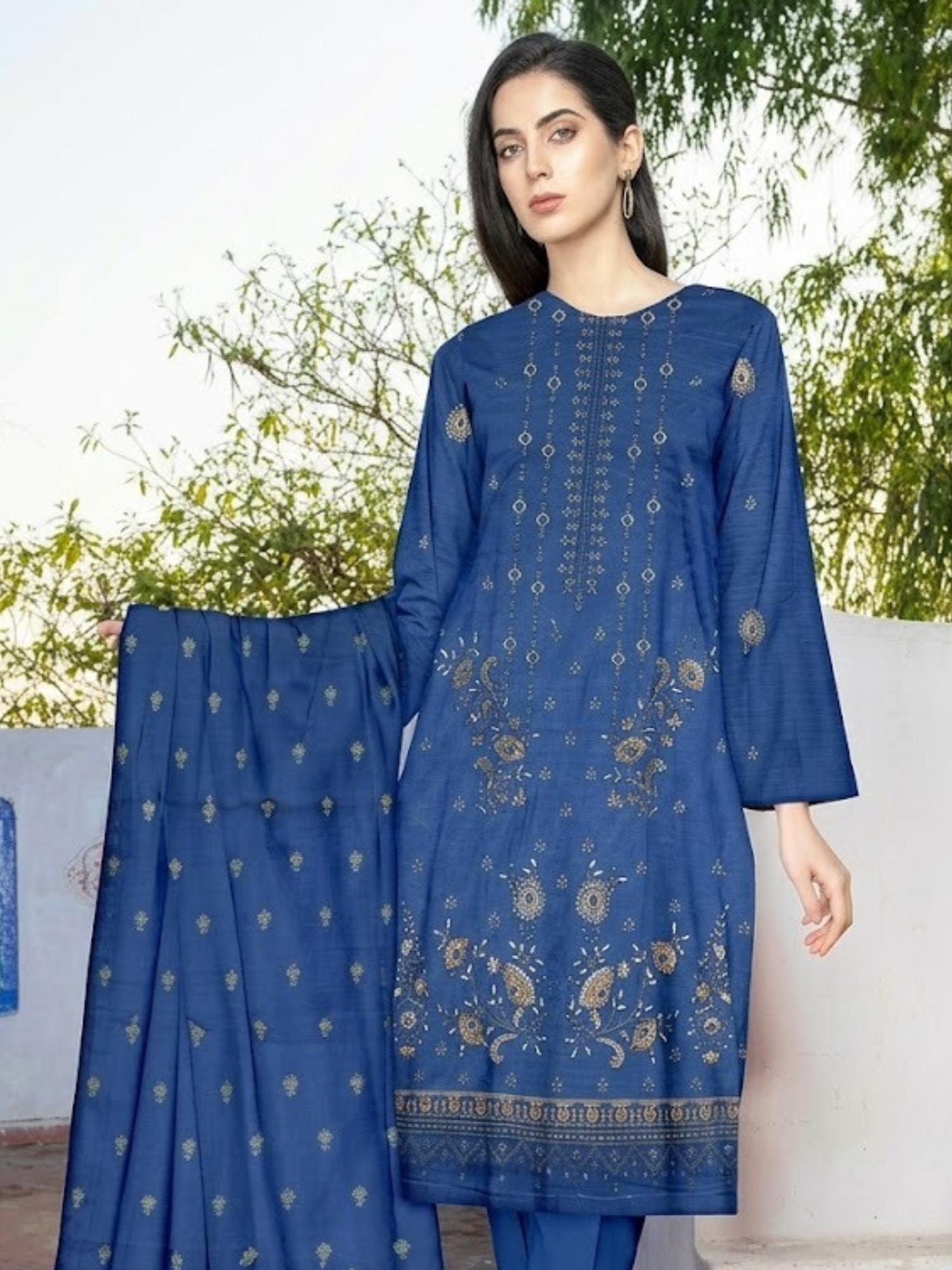 Bin Shaukat Noor Fatima Vol 08 Lawn Embroidered Unstitched 3-Piece Suit