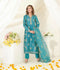 Ruby's Couture Gul-Bahar Silk Printed Stitched 3-Piece Suit-Maleena