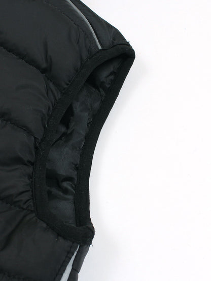 Velvour Sleeveless Hooded Puffer Jacket-VJ62-B