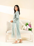 Blue-Rabazka Blended Lawn Embroidered Stitched Shirt-WRTW-DELW-1PC-S26-03