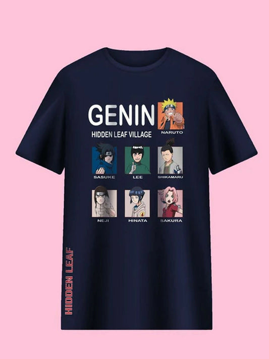 Jupiter Naruto Graphic Tee For Men-14593