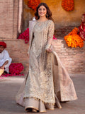 Binilyas Sona Gachi Formals Organza Embroidered Stitched 3-Piece Suit-D-601