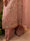 Shurooq Geet Organza Embroidered Stitched 3-Piece Suit-Heer
