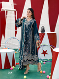 Binilyas Carnival Lawn Embroidered Unstitched 3 Piece Suit-35A