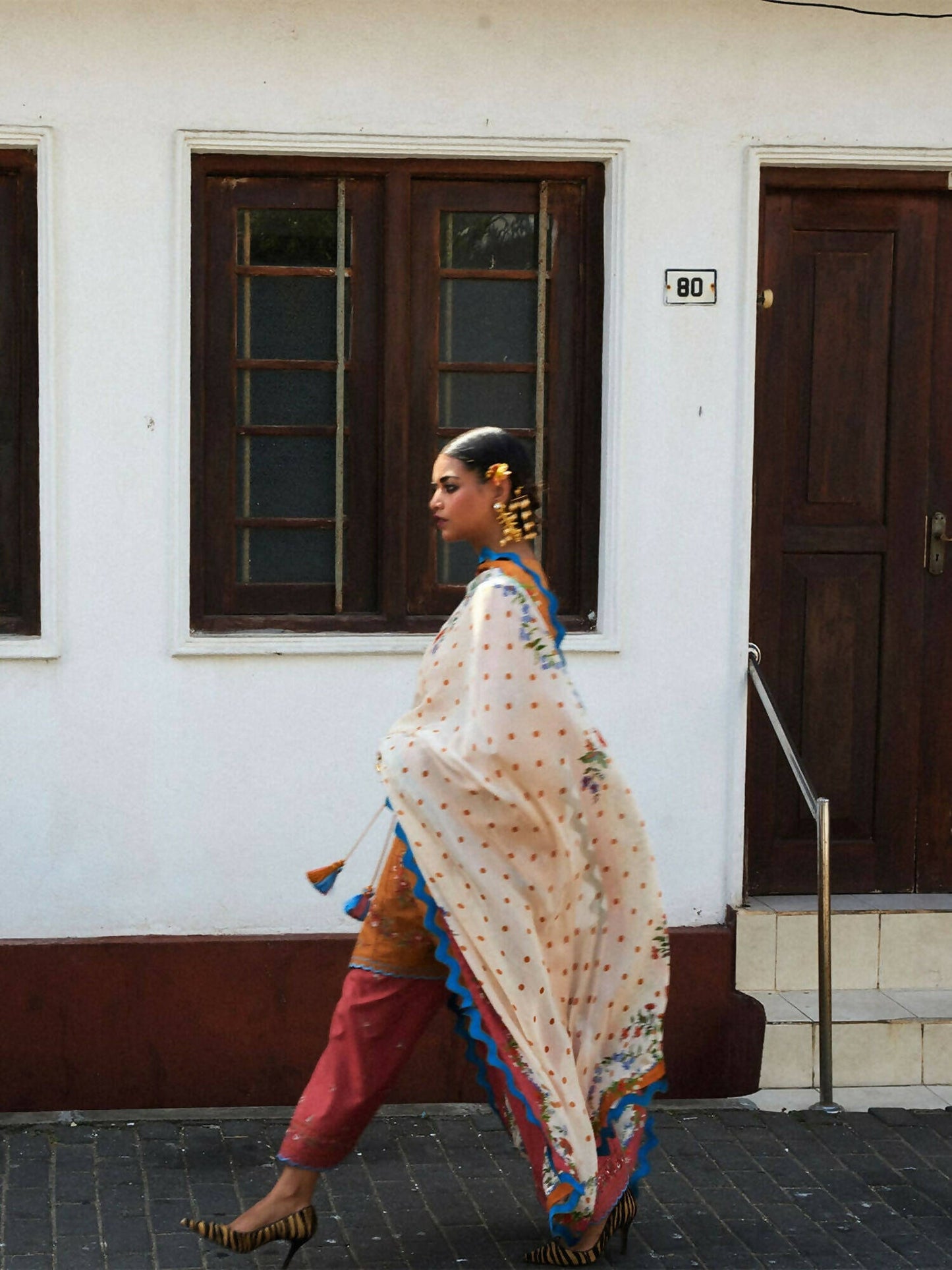 Jugnu by Hussain Rehar SS'25 Cotton Embroidered Unstitched 3-Piece Suit-Nal