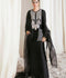 Hussain Rehar Basic Not Basic 2 Raw Silk Embellished Stitched 3-Piece Suit-Corvus