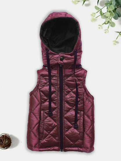 Jupiter Plain Kids Removable Hood Puffer Jacket-13200