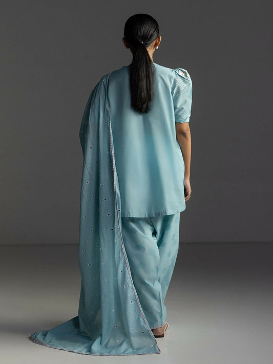 COCO by Zara Shahjahan Lawn'26 Embroidered Unstitched 3-Piece Suit-Evia-9B