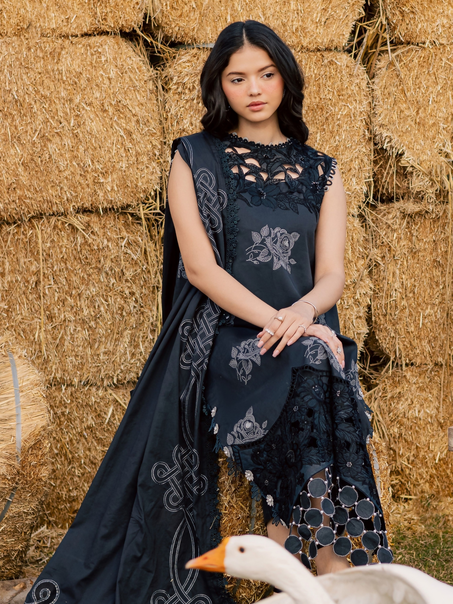 Parishay Summer Queen Vol 2 Lawn Embroidered Stitched 3-Piece Suit-SQU-14
