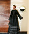 Hussain Rehar The Scent Luxury Pret SS'25 Raw Silk Embellished 3-Piece Suit-Noer