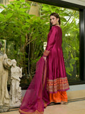 Farooq Hameed Studio Glass Silk Embroidered Stitched 3-Piece Suit-Nyra