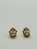 H&A Jewellery Gold Polished Stud Earrings