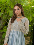 Farooq Hameed Studio Glass Silk Embroidered Stitched 3-Piece Suit-Izzah
