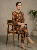 Brown Bin Shaukat Lawn Printed Unstitched 2-Piece Suit
