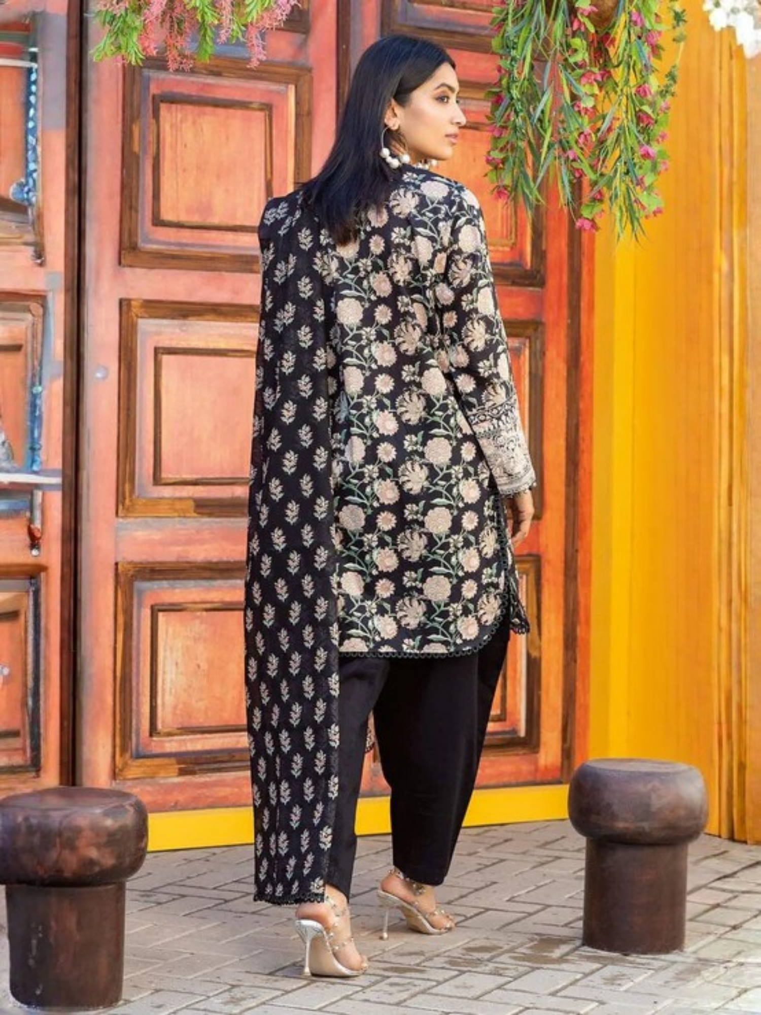 Khaadi Lawn Printed Unstitched 3-Piece Suit-BLA231225