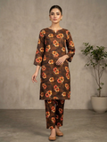 Brown Bin Shaukat Lawn Printed Unstitched 2-Piece Suit