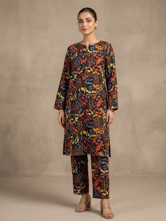 Multi Bin Shaukat Lawn Printed Unstitched 2-Piece Suit