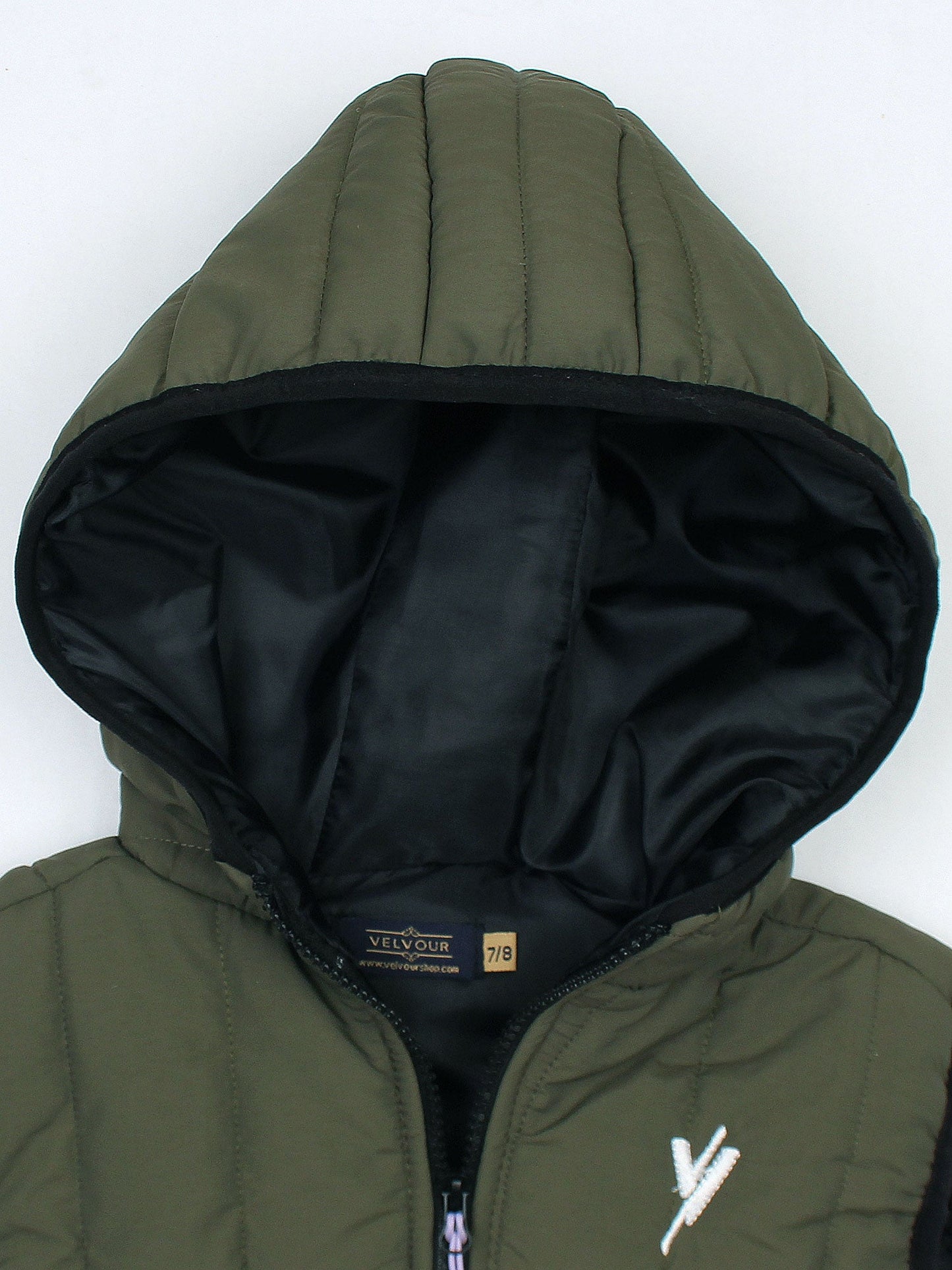 Velvour Sleeveless Hooded Fur Jacket-VJ42-B