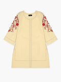 Velvour Girls Cotton Embroidered Stitched Tunic-VG105-B