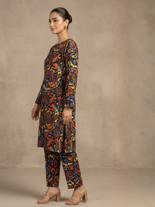 Multi Bin Shaukat Lawn Printed Unstitched 2-Piece Suit