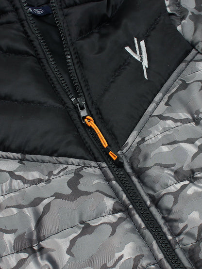 Velvour Full Sleeves Hooded Puffer Jacket-VJ16-D