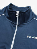 Velvour Fleece Mock Neck Tracksuit-VWT11-D