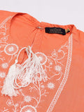 Velvour Girls Cotton Embroidered Stitched Kurti-VG58-A