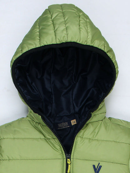 Velvour Full Sleeves Hooded Puffer Jacket-VJ20-D