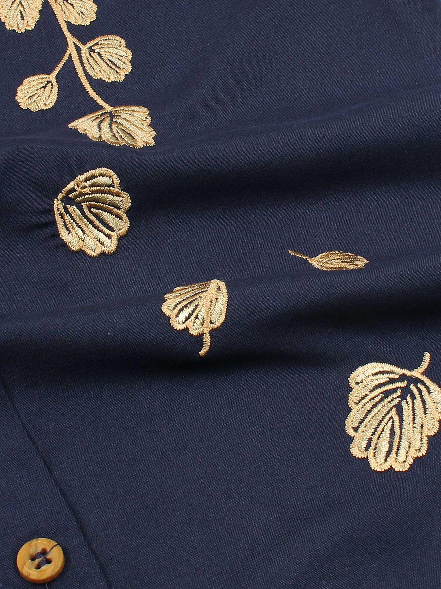 Velvour Girls Cotton Embroidered Stitched Tunic-VG120-B