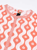 Velvour Girls Cotton Printed Co-Ord Set-VG142-B